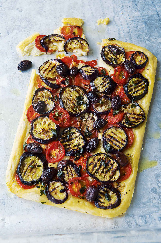 Aubergines Pizza 2A