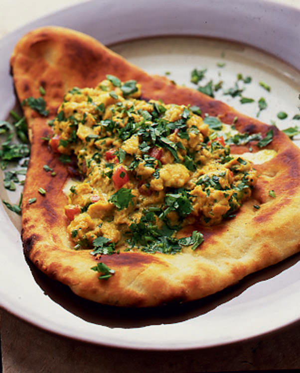 Indian Scramble Over Hot Naan