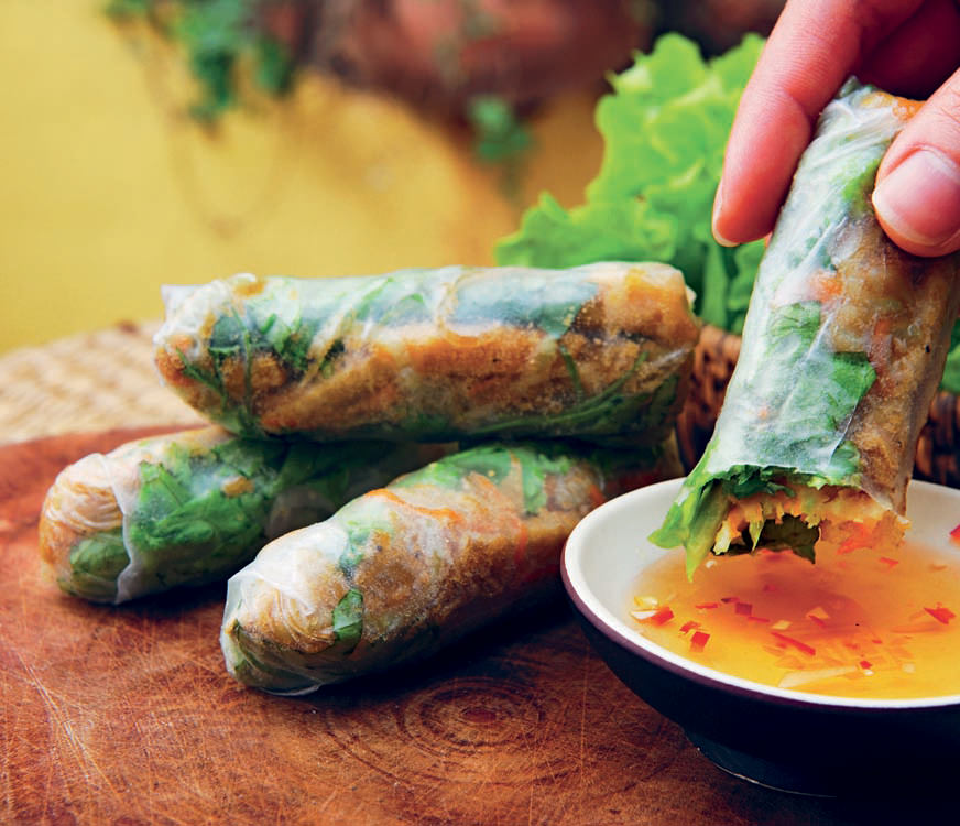 Tofu And Rice Spring Rolls P25