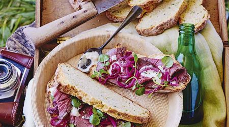 Soda Bread And Beef Sandwiches
