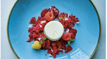Lemon panna cotta
